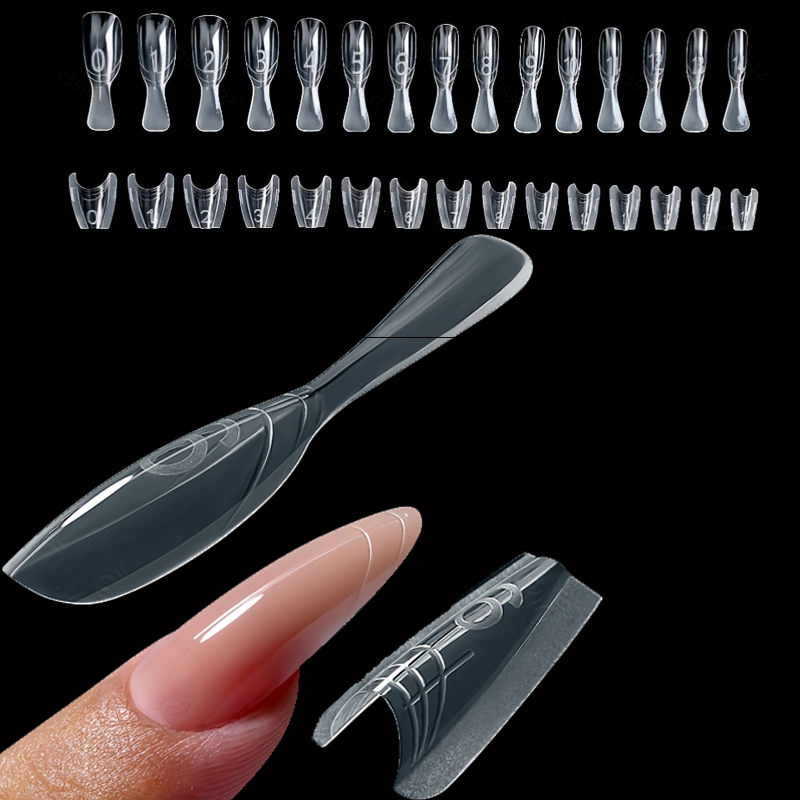Resin Art Template - 240 Pieces of Dual-Form Nail Forms