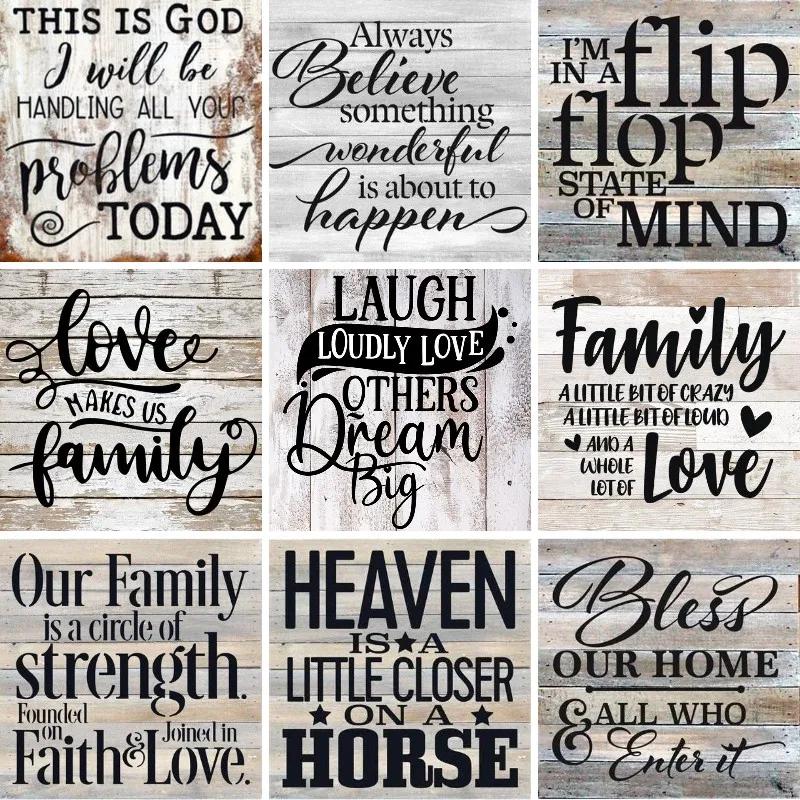 Resin Art Quote - Diamond Painting Family Quotes,Inspirational Sayings Diamond