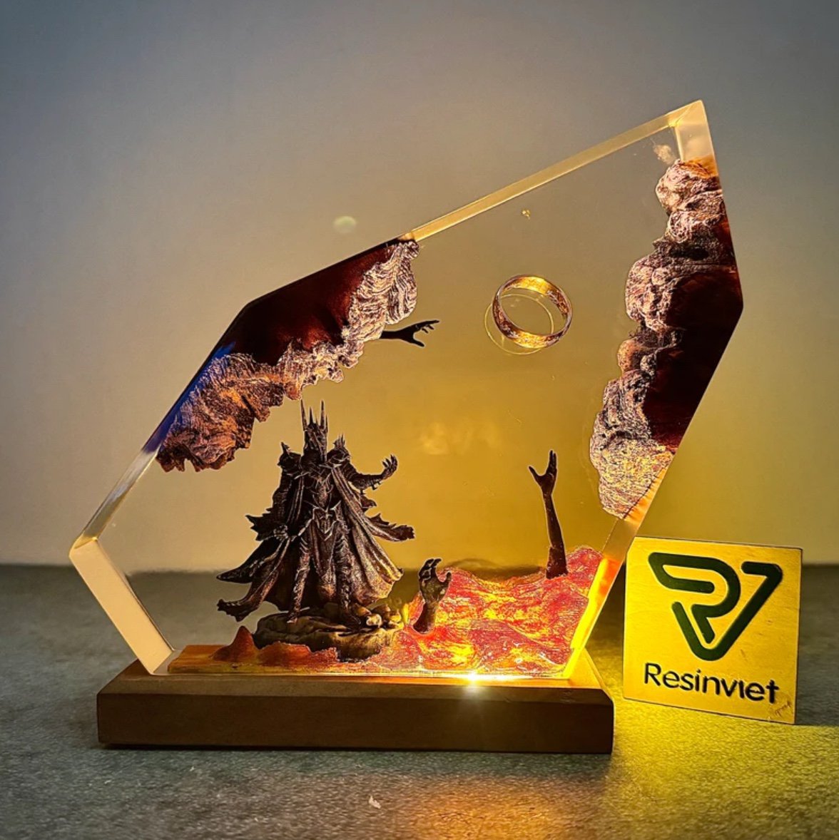 Resin Art Light - 2026 New Demon Realm Organism Resin