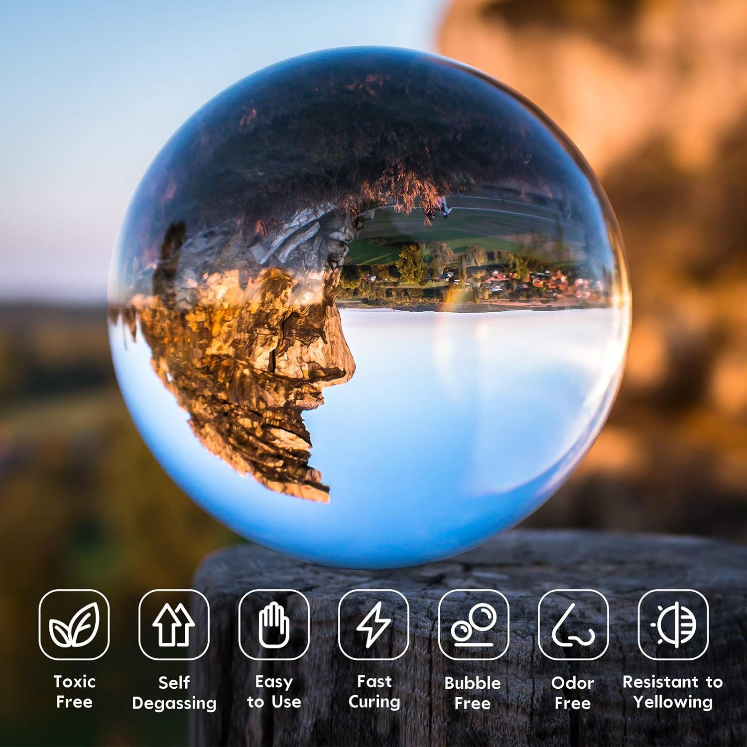 300g UV Resin Clear,Hard,Upgra - Resin Art Uv recension och pris
