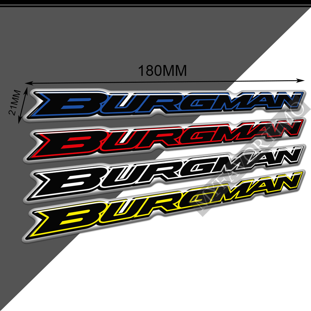 For Suzuki Burgman AN125 AN200 - Resin Art Logo recension och pris