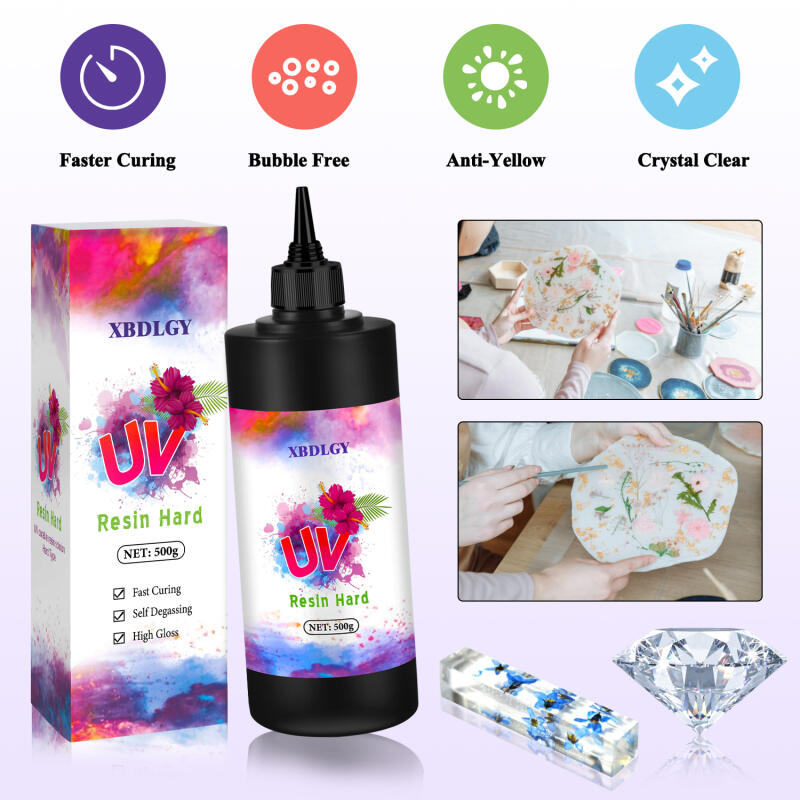 200g/250g/500g UV Resin Hard G - Resin Art Uv recension och pris