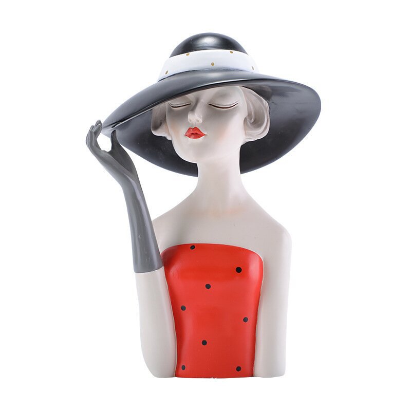 Instagram Style Girl Sculpture - Resin Art Instagram recension och pris