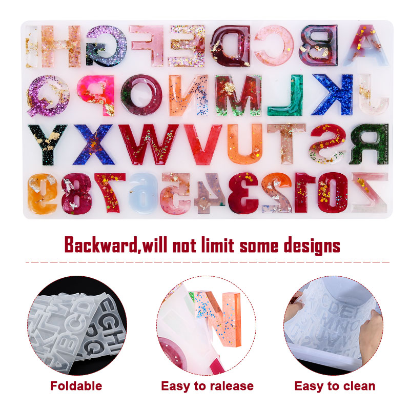 Alphabet Epoxy Resin Mold Kit  - Resin Art Kit For Beginners recension och pris