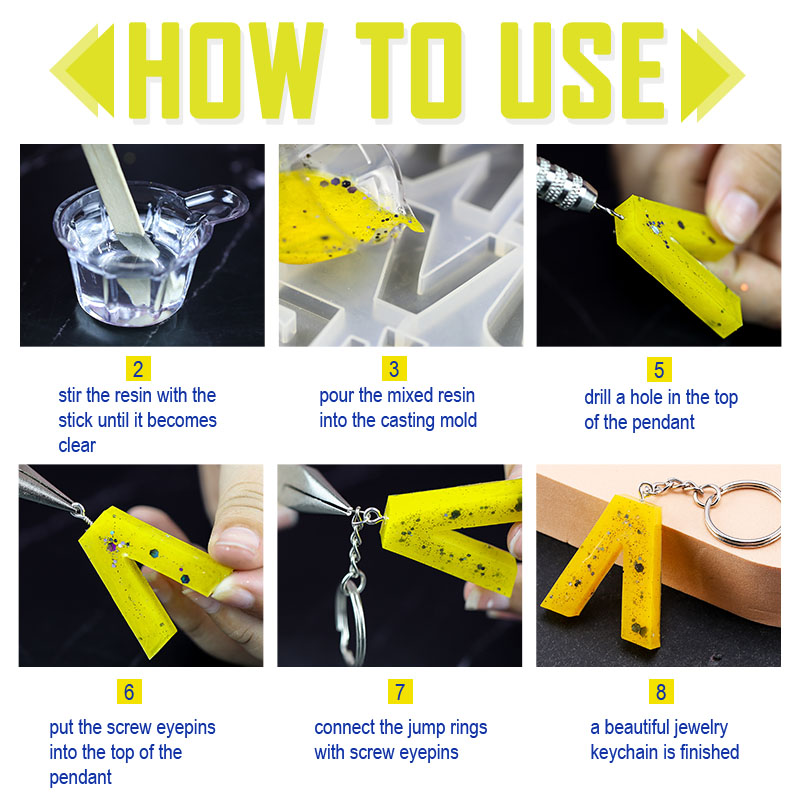 Alphabet Epoxy Resin Mold Kit  - Resin Art Kit For Beginners recension och pris