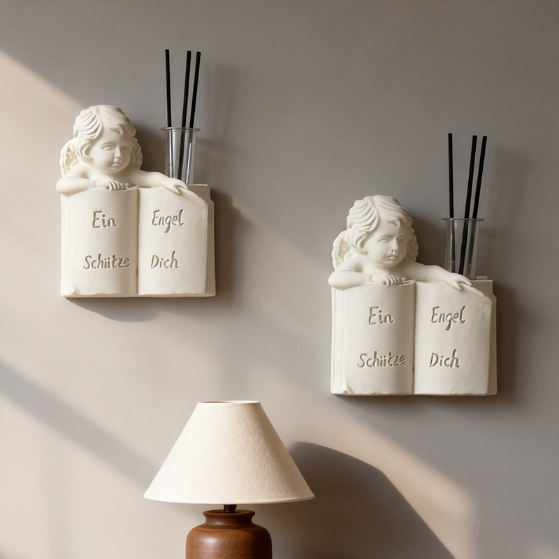 European Angel Book Wall Mount - Resin Art Book recension och pris