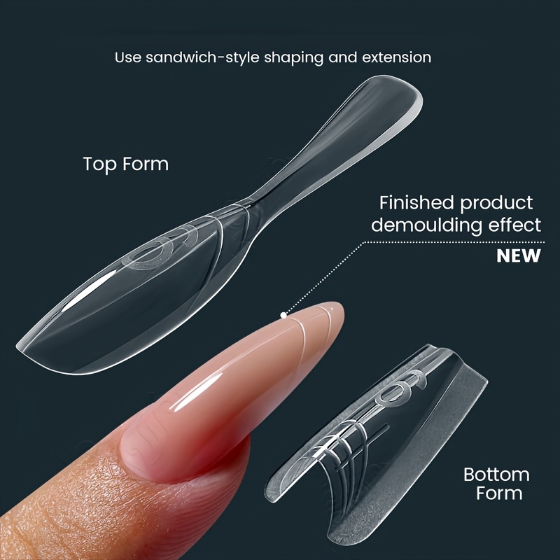 240 Pieces of Dual-Form Nail F - Resin Art Template recension och pris