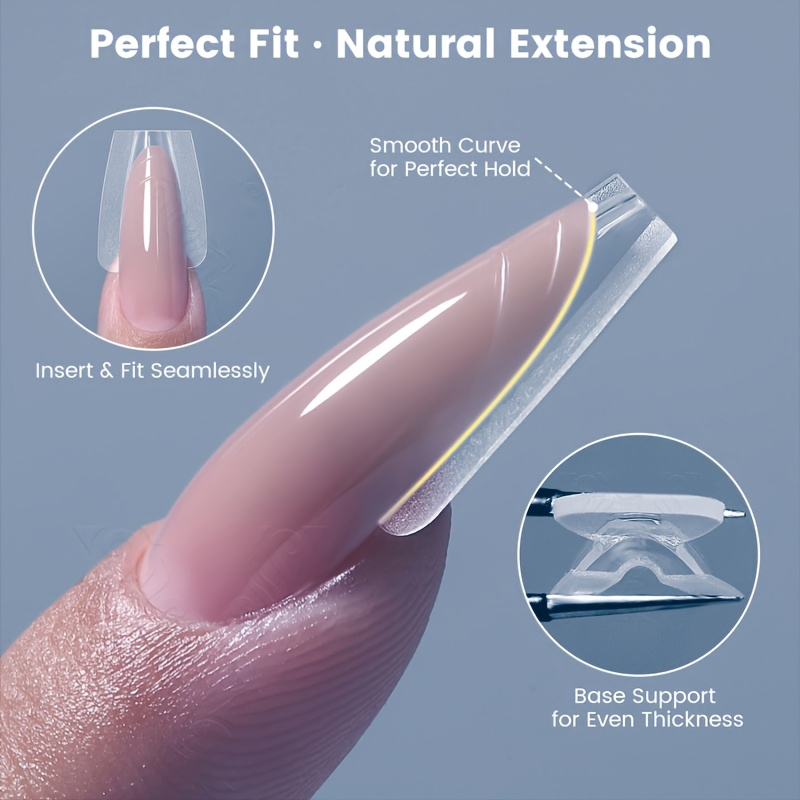 240 Pieces of Dual-Form Nail F - Resin Art Template recension och pris