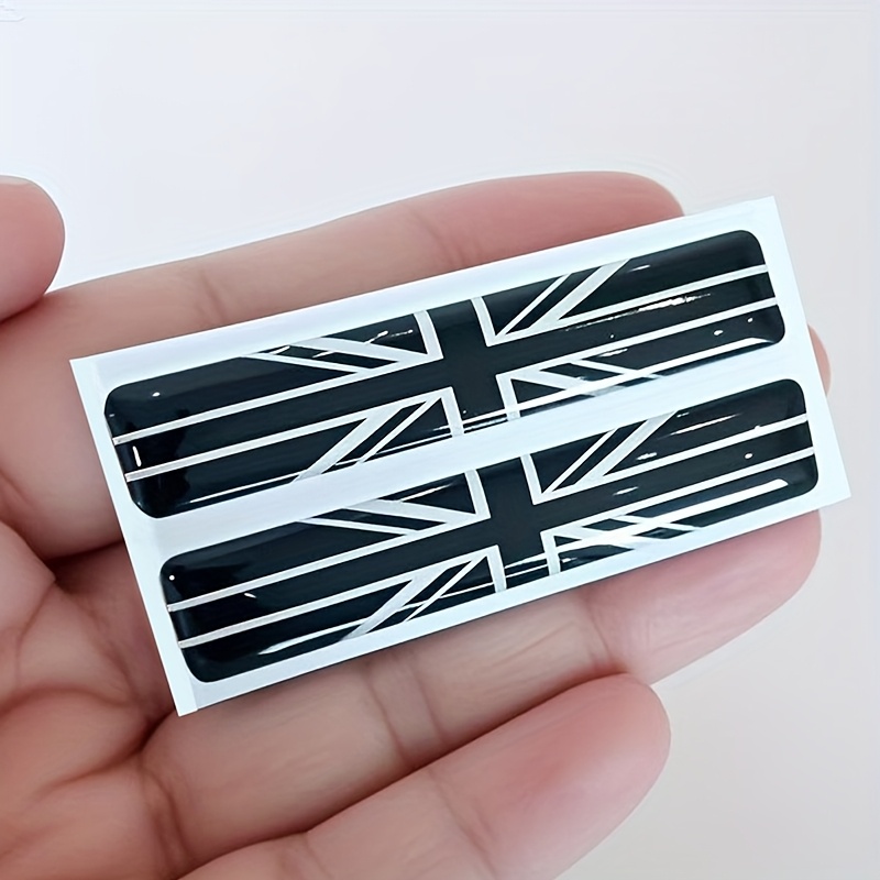 2pcs Small  UK GB Flag Car Sti - Resin Art Logo recension och pris