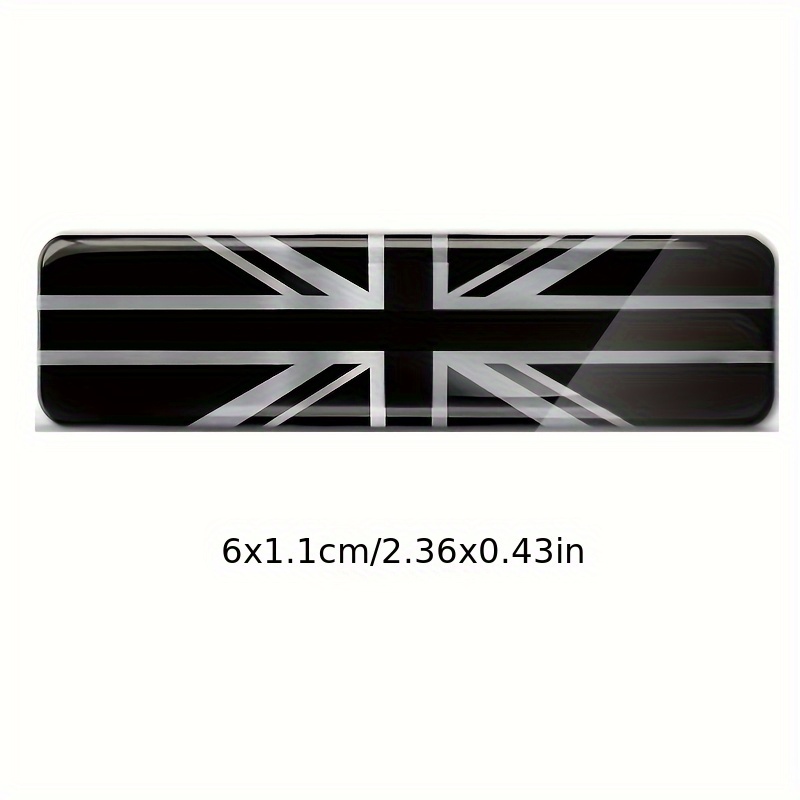 2pcs Small  UK GB Flag Car Sti - Resin Art Logo recension och pris