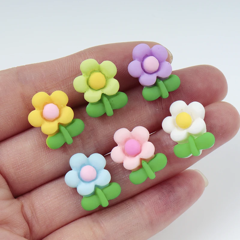 20/100Pcs Mini Flowers DIY Res - Resin Art Earrings Material recension och pris