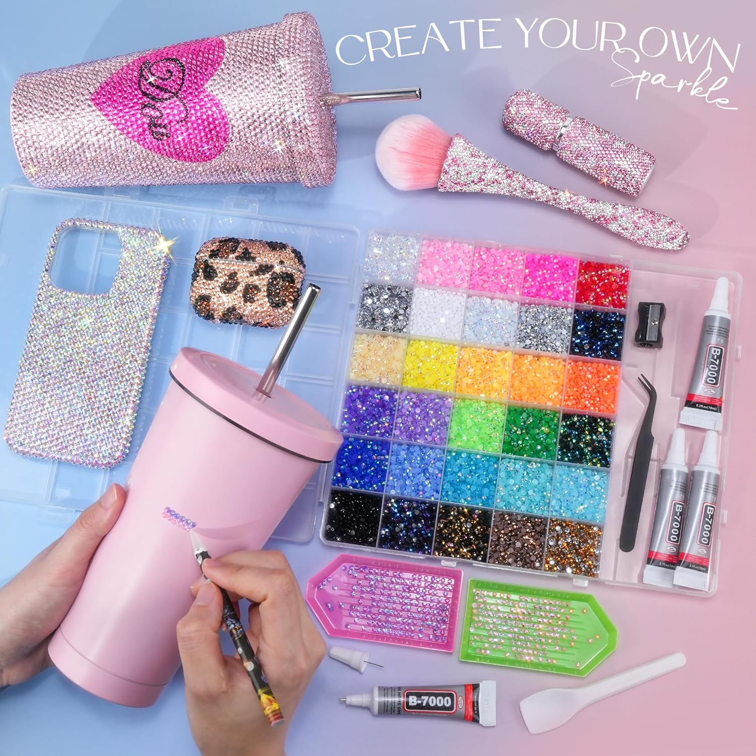 Resin Jelly Rhinestones Kit, 3 - Resin Art Tool Kit recension och pris