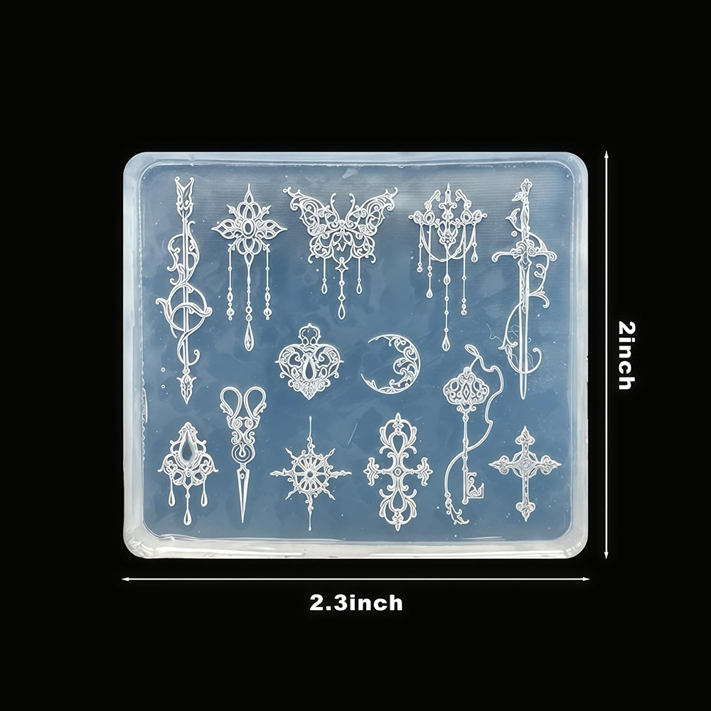 Arrow Silicone Mold Moon Resin - Resin Art Template recension och pris