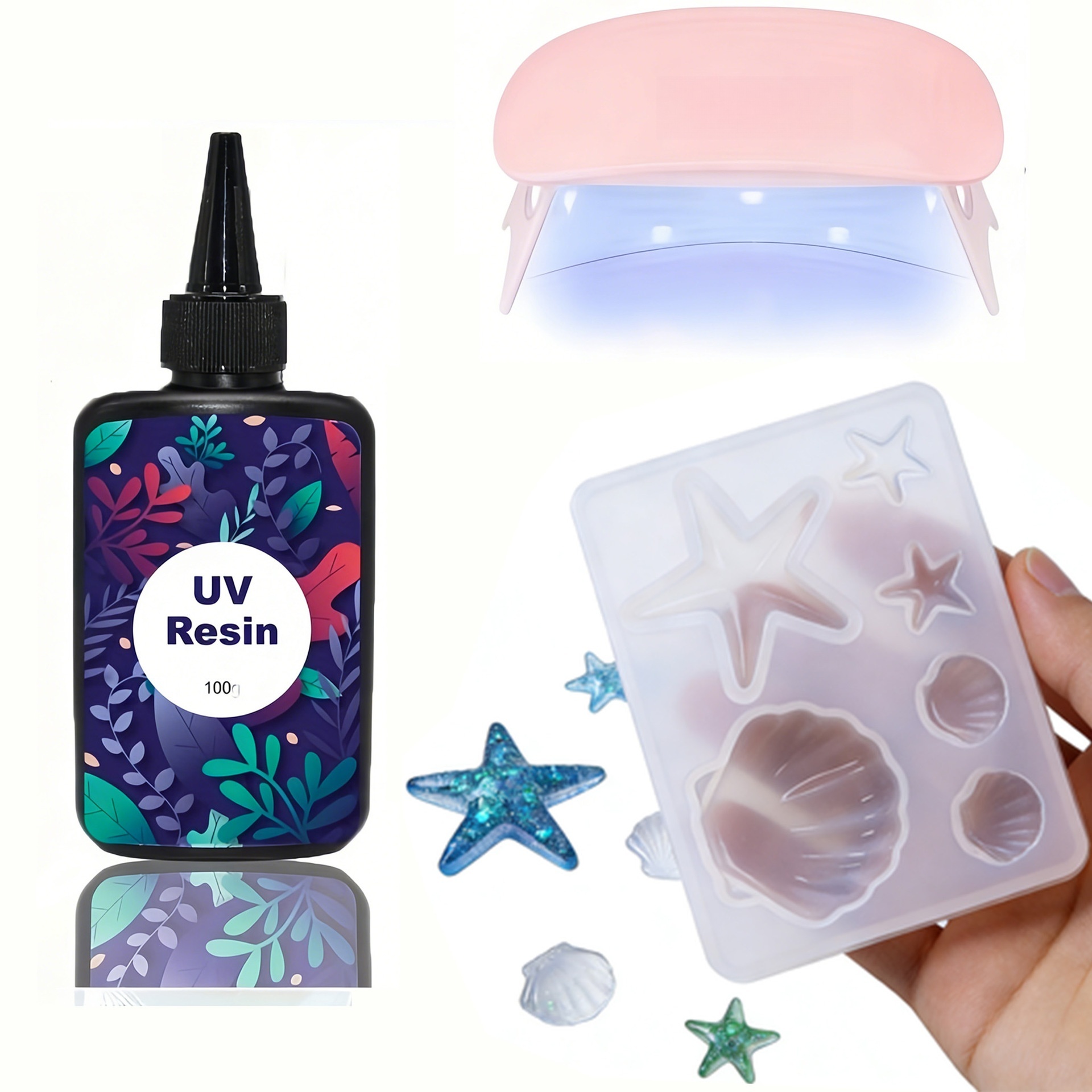 DIY Ocean Theme Crystal Epoxy  - Resin Art Uv recension och pris