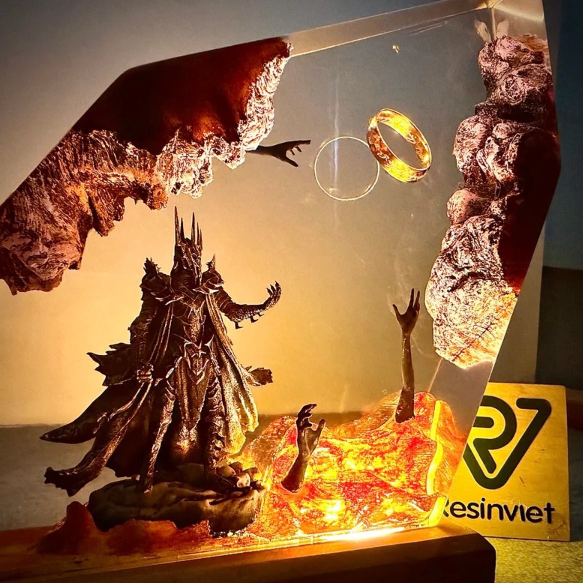 2026 New Demon Realm Organism  - Resin Art Light recension och pris