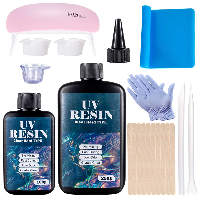 Hard UV Resin Glue Kit Fast Cu - Resin Art Tool Kit recension och pris