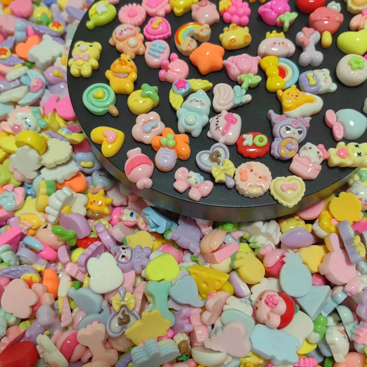 30/60Pcs Cute Resin Sweet Cand - Resin Art Earrings Material recension och pris