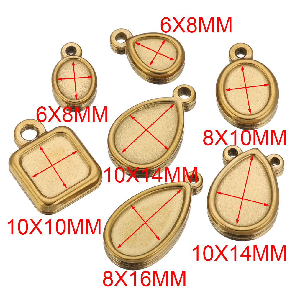 5pcs Stainless Steel Square Dr - Resin Art Supplies Near Me recension och pris