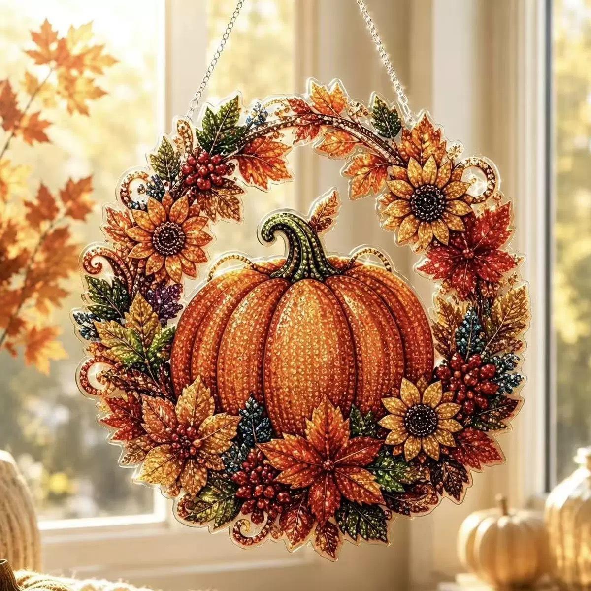 Halloween Pumpkins Diamond Art - Resin Art Flowers recension och pris