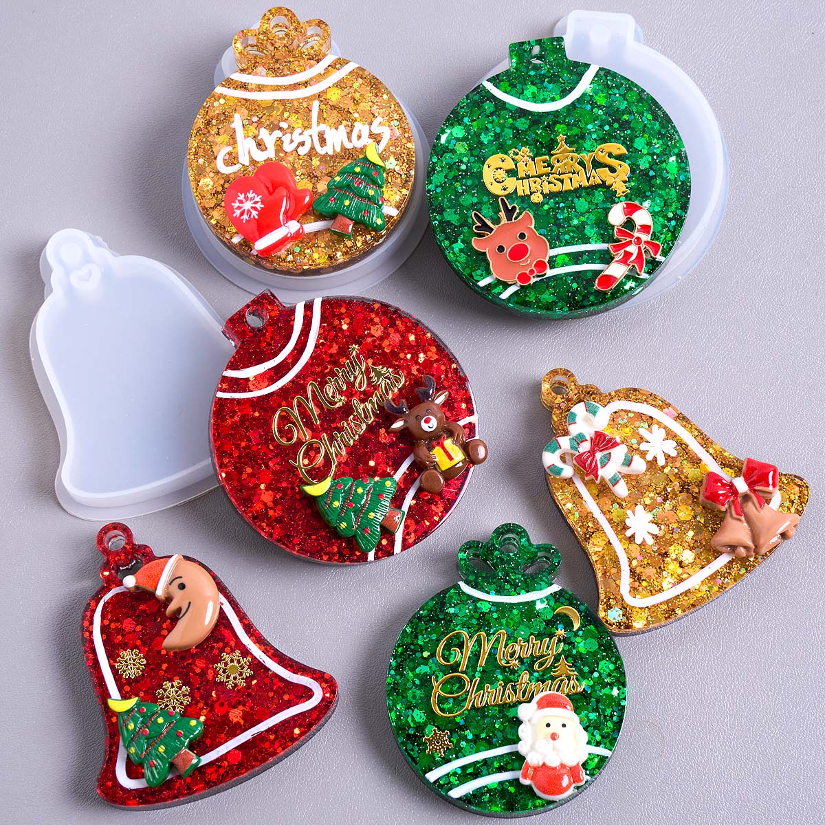 Xmas Tag Pendant Silicone Mold - Resin Art Uv recension och pris