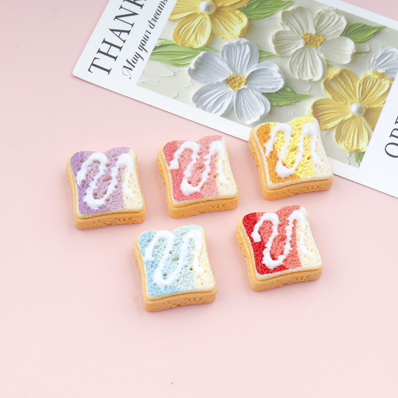 30/300pcs Mini Toast Biscuits  - Resin Art Earrings Material recension och pris