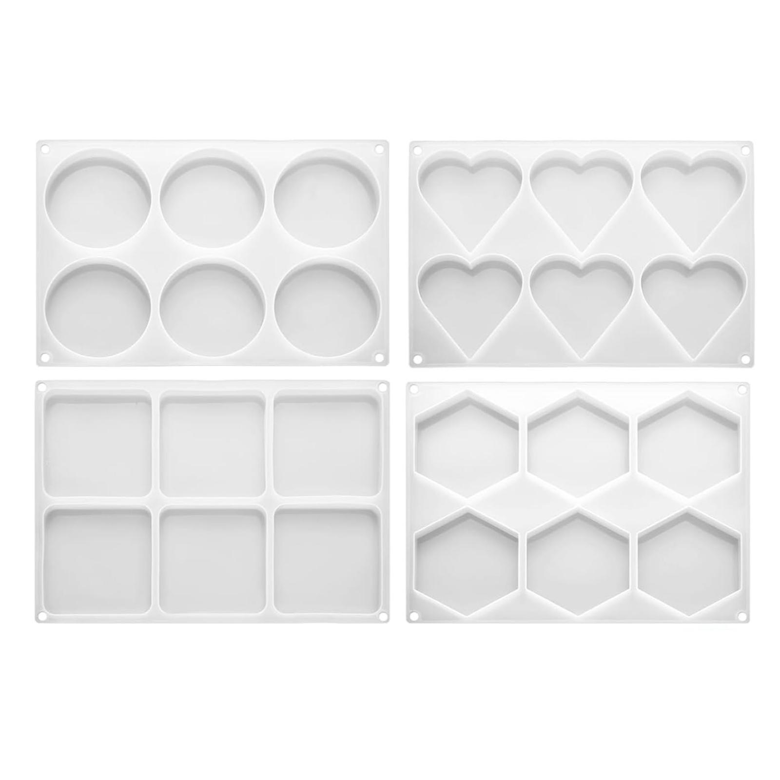 4Pcs Deep Resin Coaster Molds  - Coaster Mold Square recension och pris