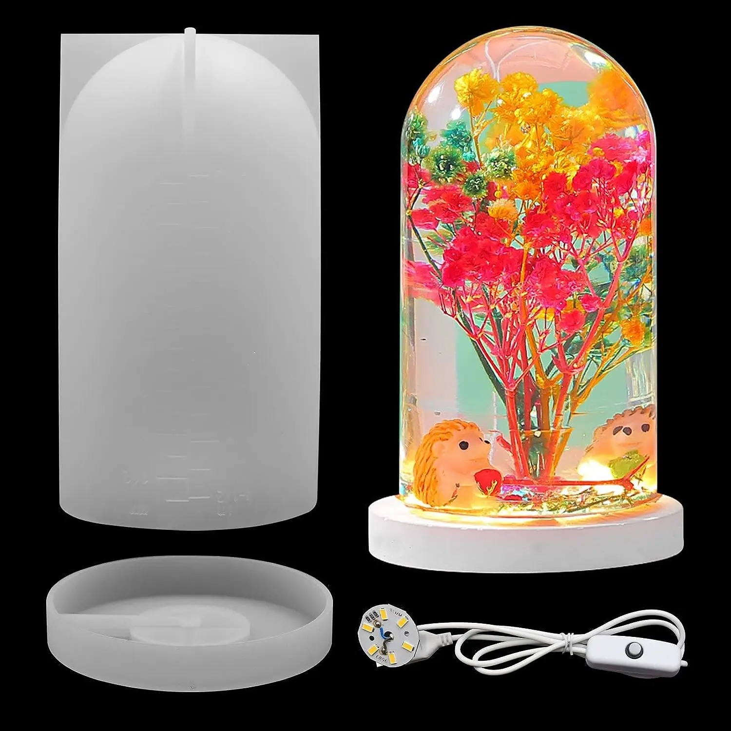 DIY Crystal Epoxy Resin Mold L - Resin Art Light recension och pris