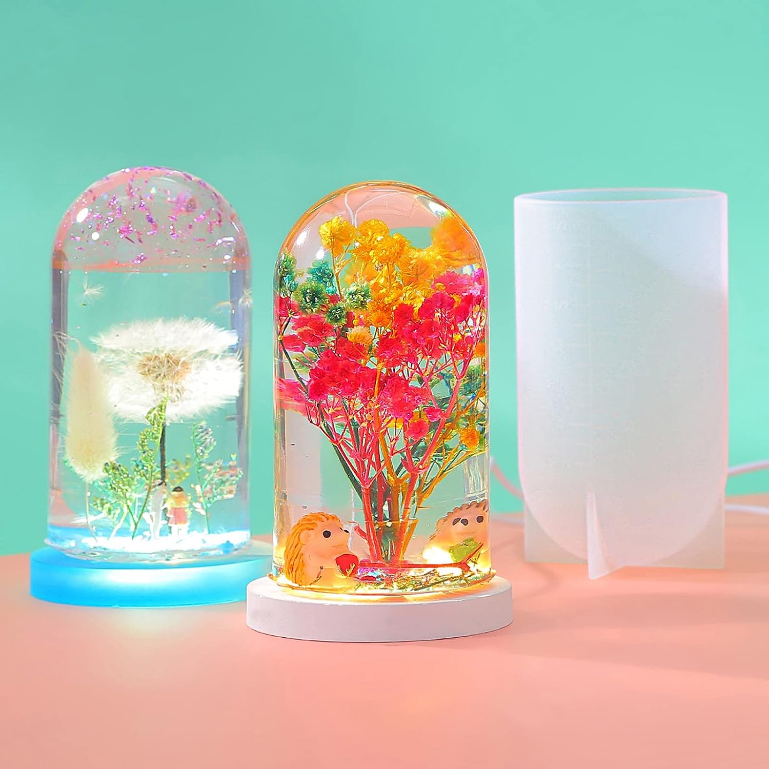 DIY Crystal Epoxy Resin Mold L - Resin Art Light recension och pris