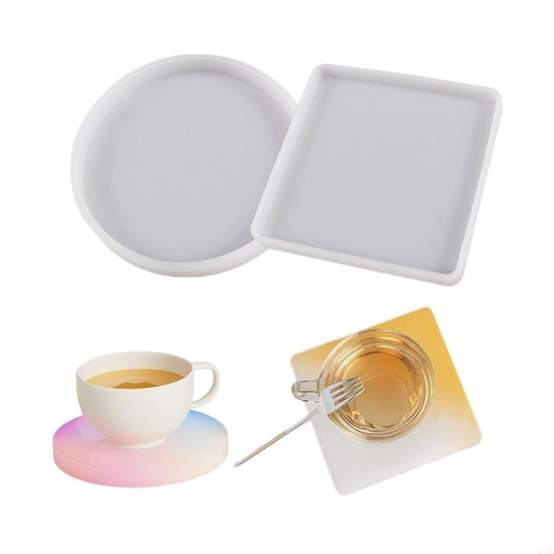 Durable Silicone Mold Round/Sq - Coaster Mold Square recension och pris