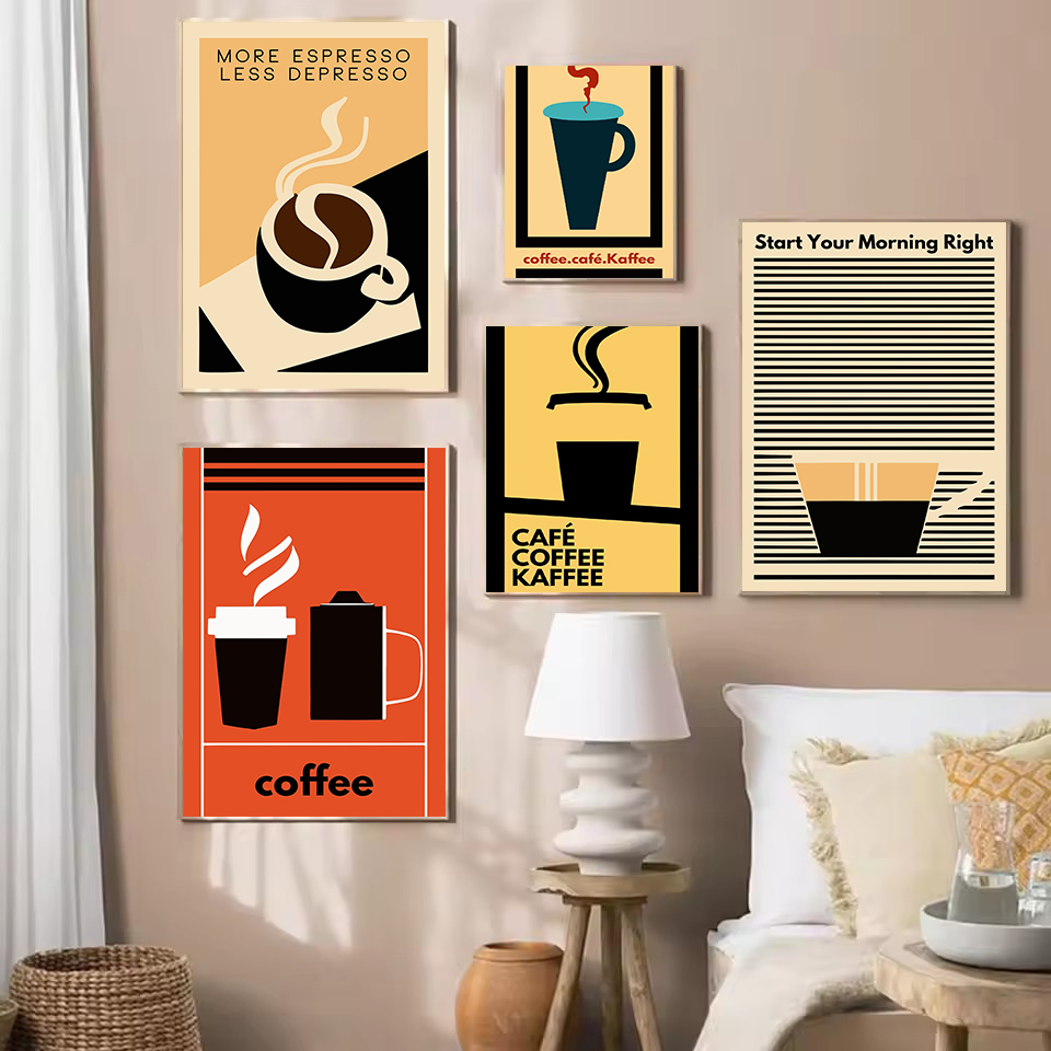 Retro Minimalist Funny Coffee  - Resin Art Quote recension och pris