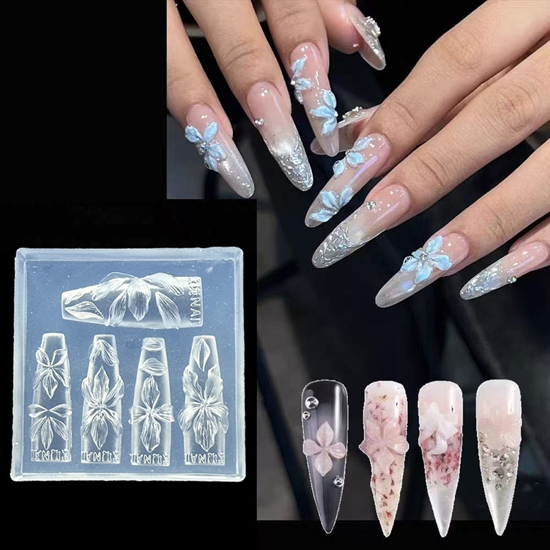 Z. 3D Flowers Nail Mold DIY Si - Resin Art Template recension och pris