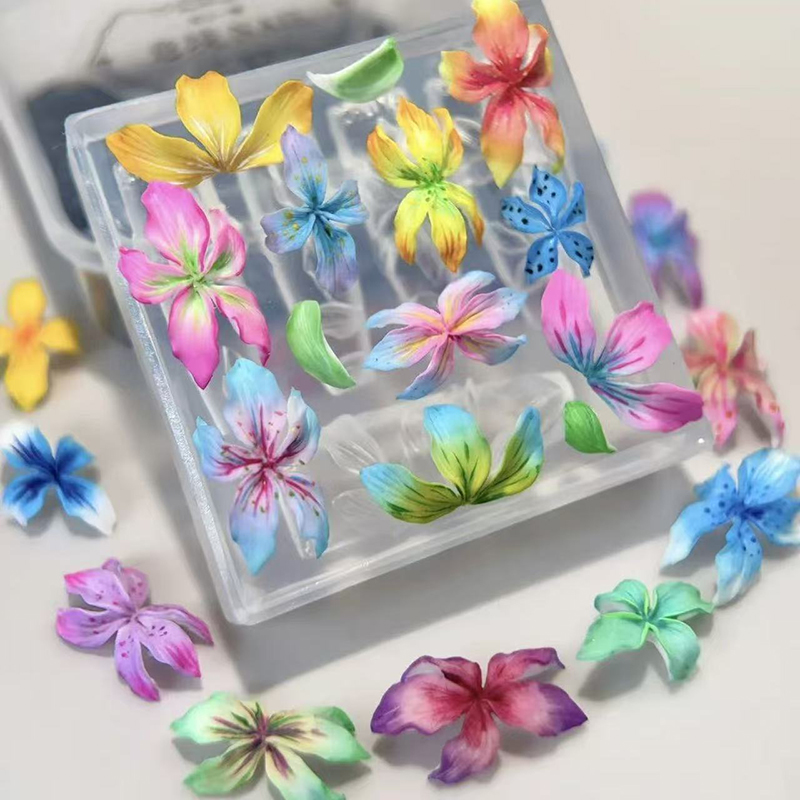 Z. 3D Flowers Nail Mold DIY Si - Resin Art Template recension och pris