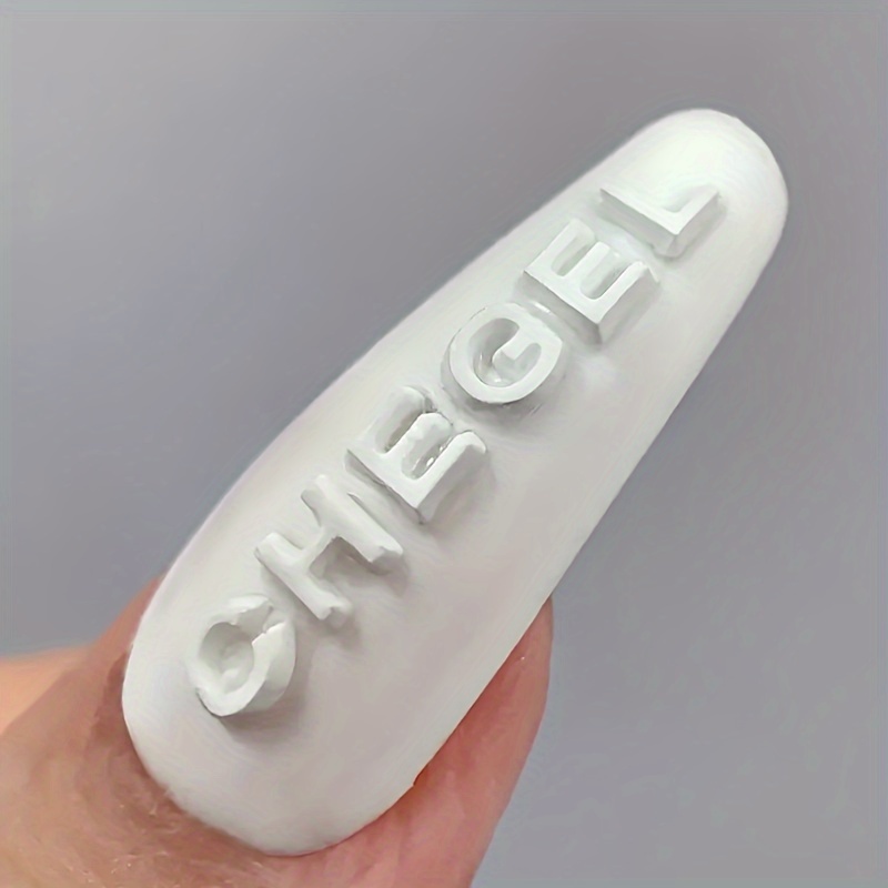 1pc Self-Made Nail Art Letter  - Resin Art Template recension och pris