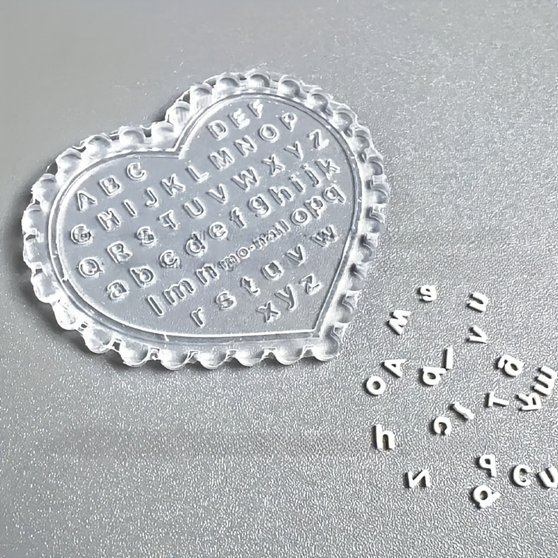 1pc Self-Made Nail Art Letter  - Resin Art Template recension och pris