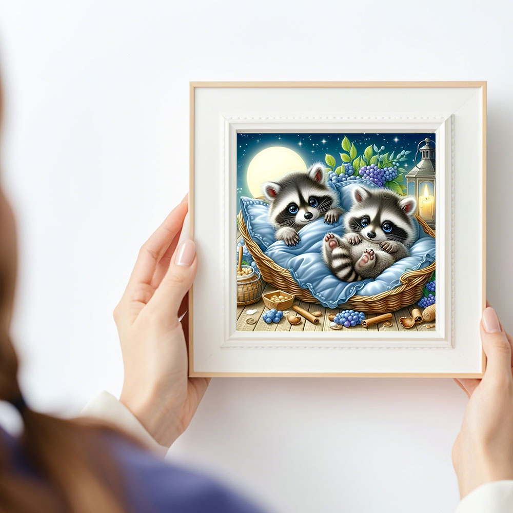 Frameless, Full Square Round D - Resin Art Flowers recension och pris