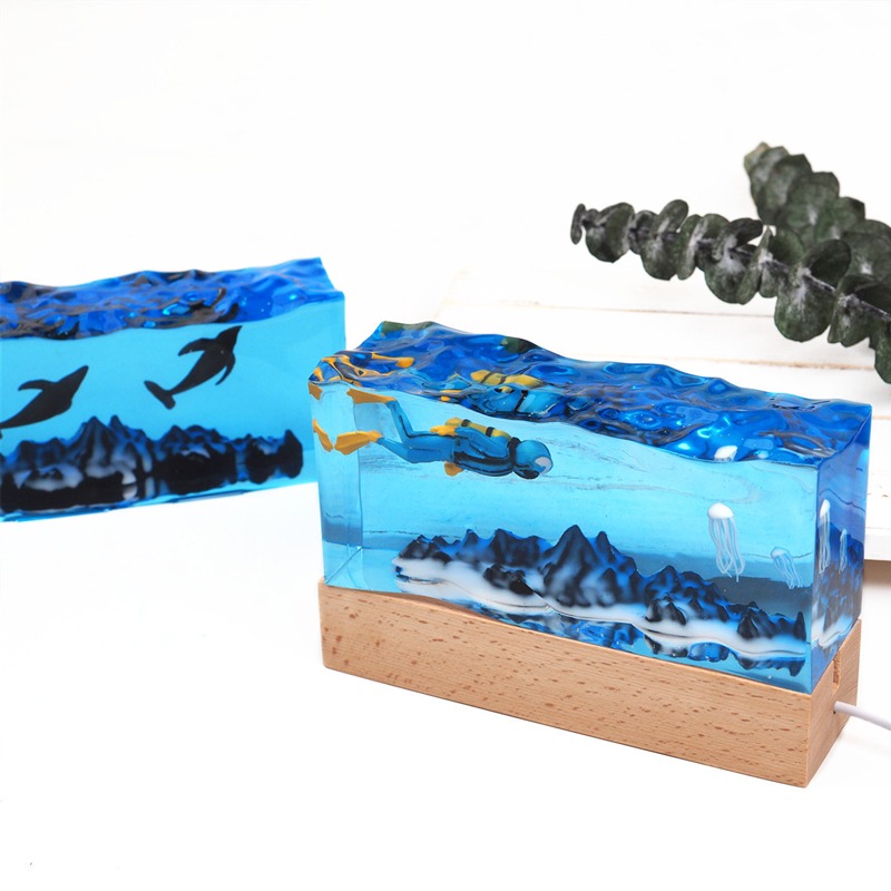 DIY Resin Craft Light Underwat - Resin Art Light recension och pris
