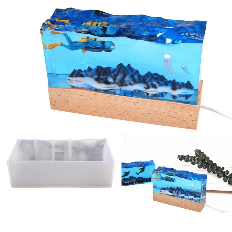 DIY Resin Craft Light Underwat - Resin Art Light recension och pris