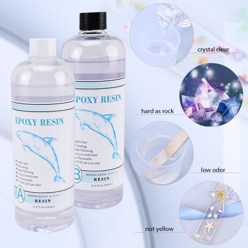 1:1 Clear Epoxy Resin Crystal  - Resin Art Kit For Beginners recension och pris