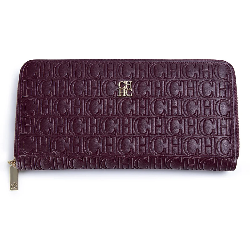 CH Elegant Embossed Zipper Wal - Resin Art Logo recension och pris