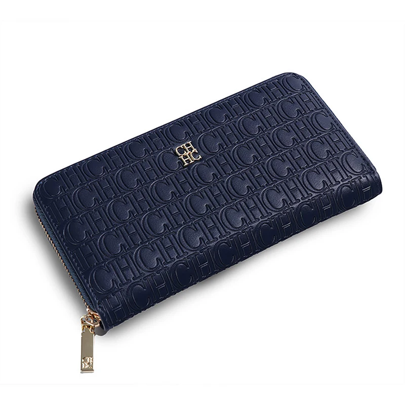 CH Elegant Embossed Zipper Wal - Resin Art Logo recension och pris