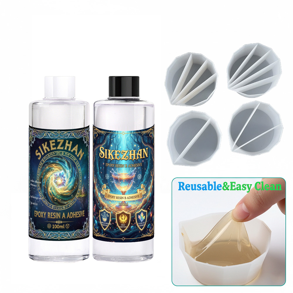 Epoxy Resin Kit with 4 Silicon - Resin Art Tool Kit recension och pris