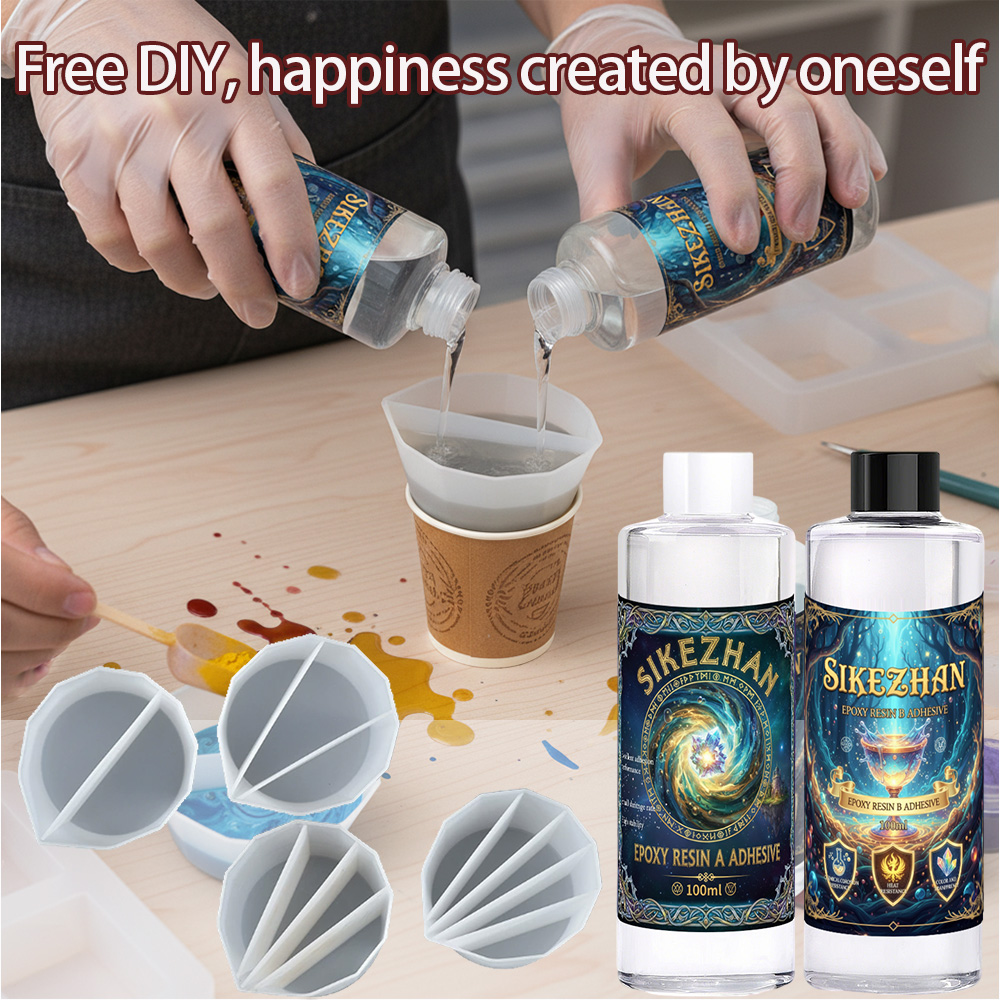 Epoxy Resin Kit with 4 Silicon - Resin Art Tool Kit recension och pris
