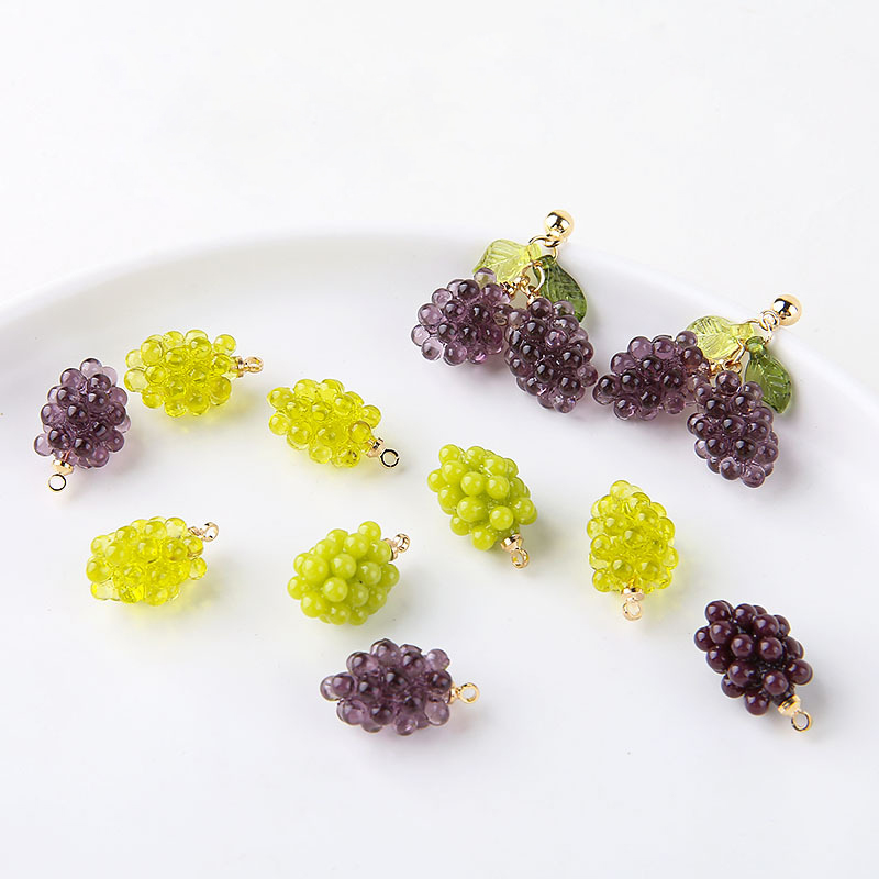 6pcs Cute Little Grapes Resin  - Resin Art Diy Kit recension och pris