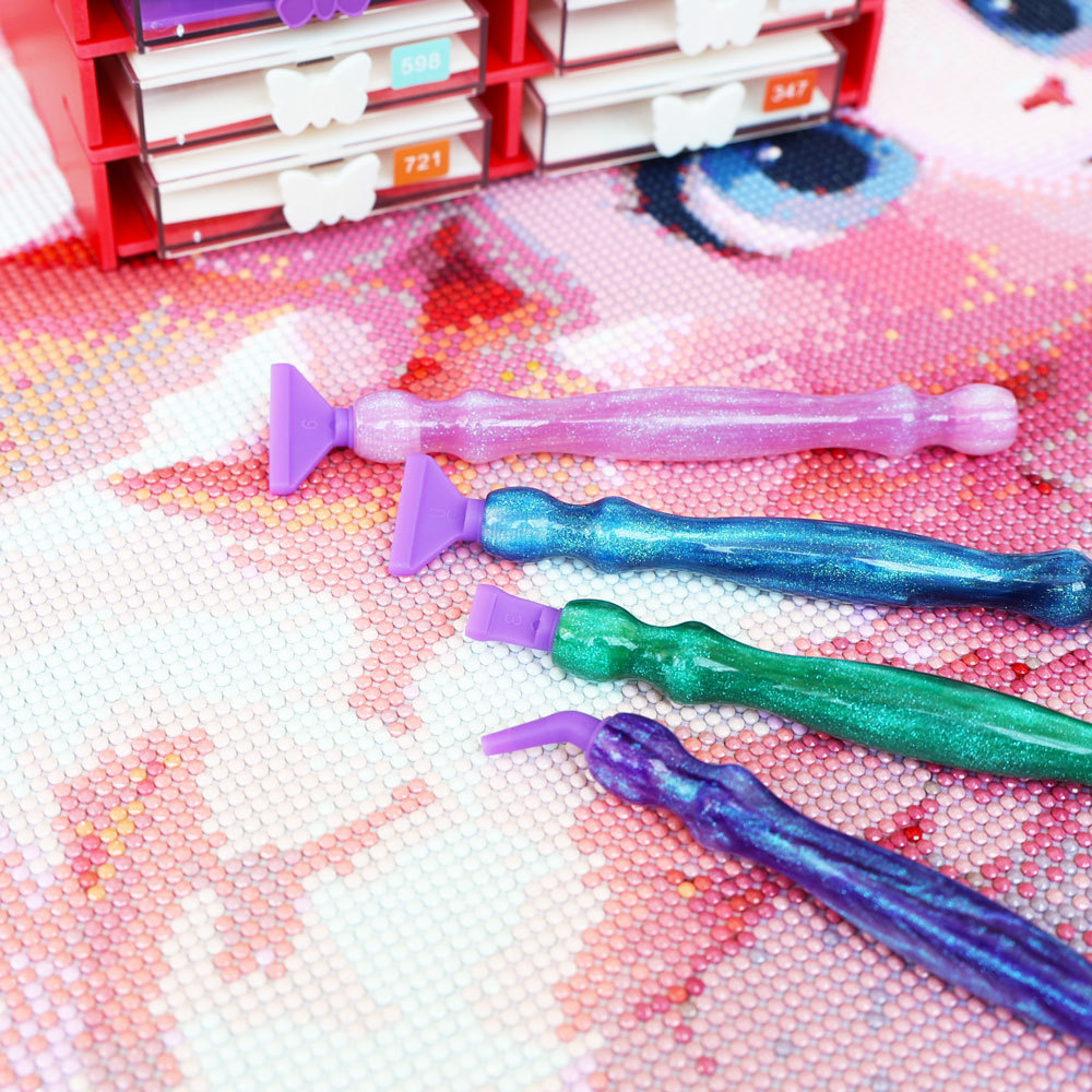 HOMFUN 5D Diamond Painting Pen - Resin Art Tool Kit recension och pris