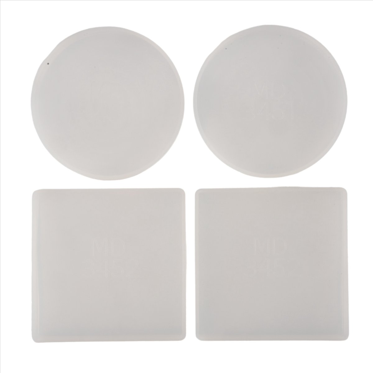ABNH 4 Pack Round and Square S - Coaster Mold Square recension och pris