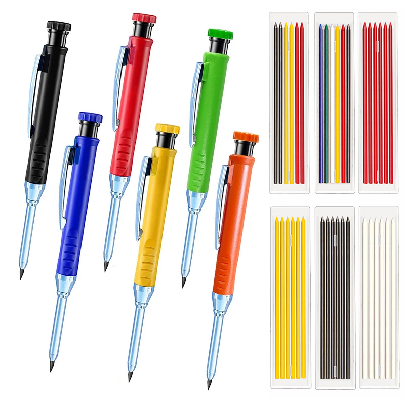 6 Colors Woodworking Automatic - Staedtler Pencil Lumocolor recension och pris