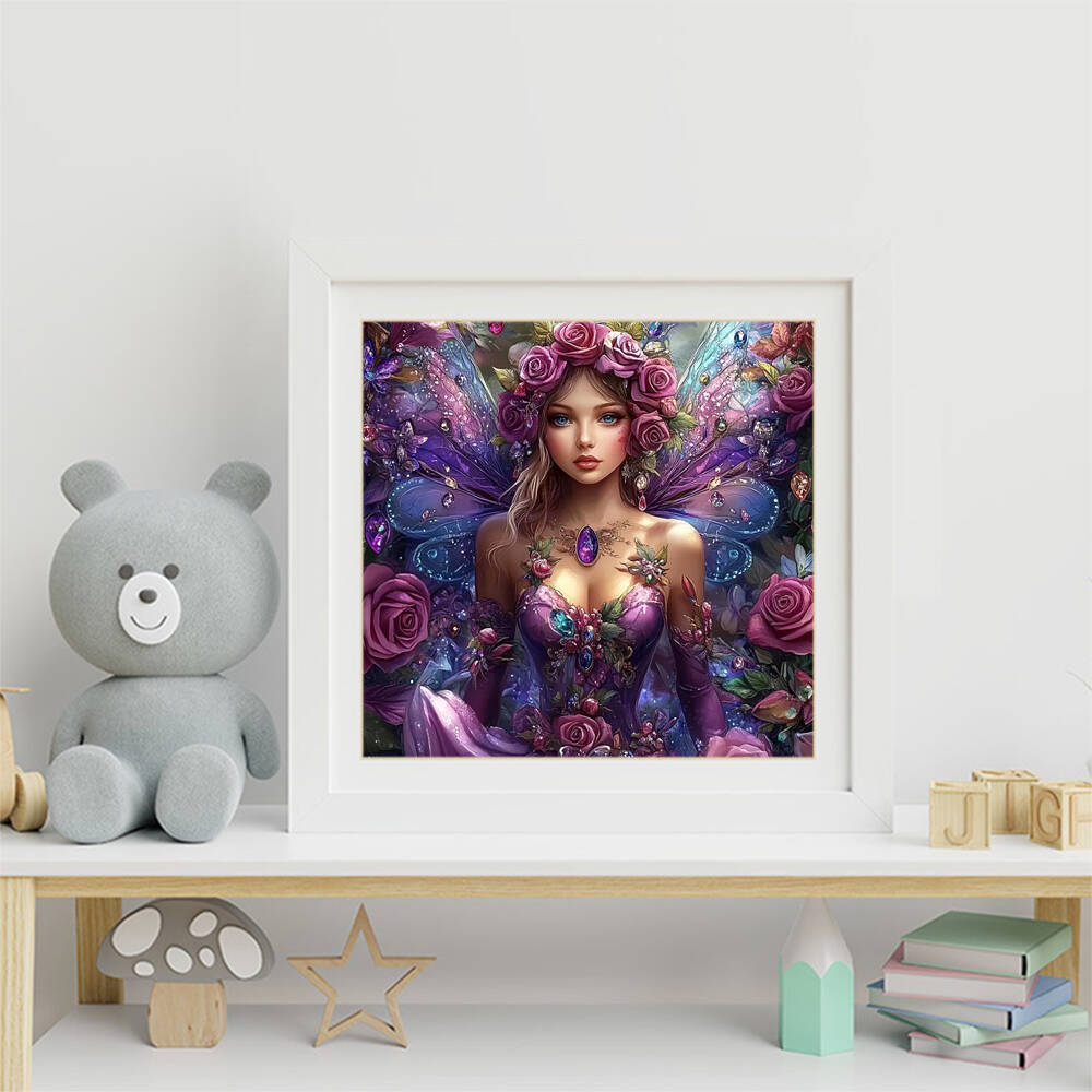 5D DIY Diamond Mosaic Woman Po - Resin Art Home Decor recension och pris