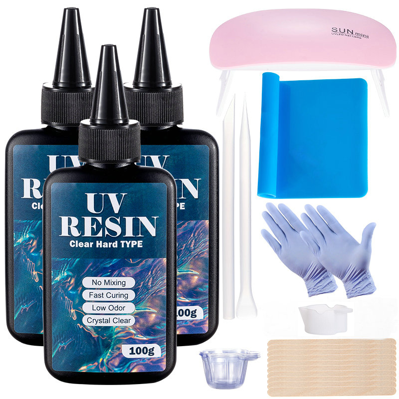 100g/250g Clear UV Resin Hard  - Resin Art Uv recension och pris
