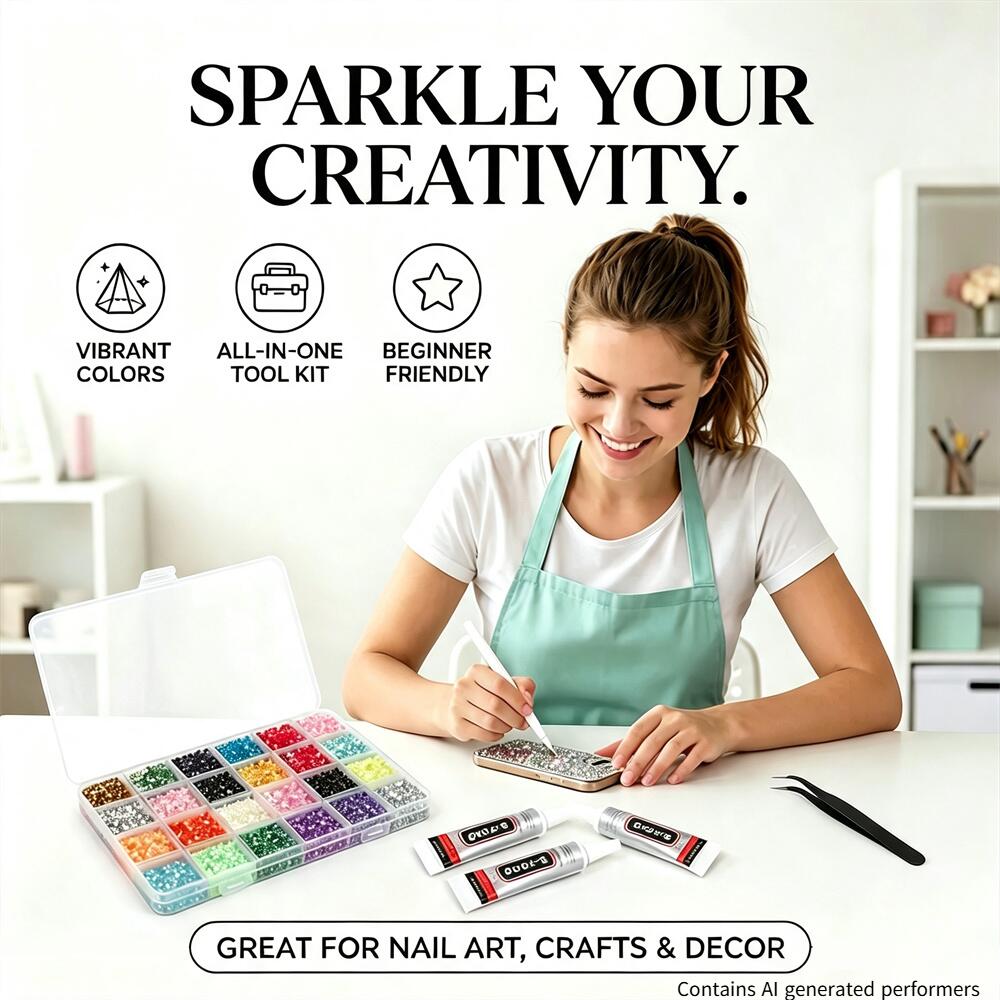 Multi Color 3mm Flatback Resin - Resin Art Tool Kit recension och pris