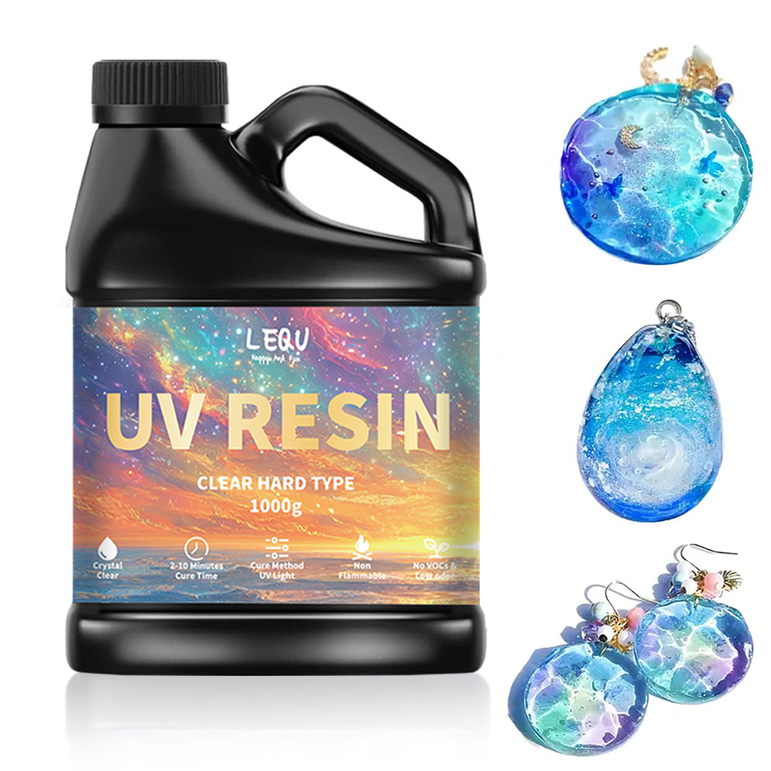 100/200/500/1000g UV Epoxy Res - Resin Art Uv recension och pris